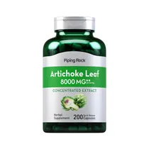 Vitamina Piping Rock Artichoke Leaf 8000MG 200 Cápsulas