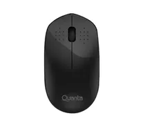 Quanta Mouse Wireless QTMSS10 Click Silencioso 1200DPI Negro