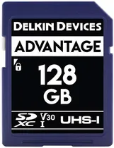 Cartão de Memória Delkin SDXC 128GB 100MB/s