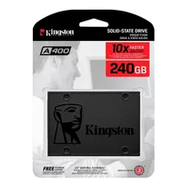 SSD Kingston A400, 240GB, 2.5", SATA 3, Leitura 500MB/s, Gravação 350MB/s, SA400S37/240G