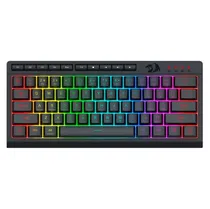Teclado Gamer Redragon Shiva 61 K522RGB USB Inglês - Preto