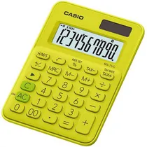 Calculadora Compacta Casio MS-7UC-YG – Amarillo