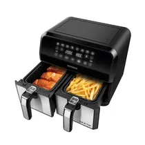Fritadeira Elétrica Air Fryer Mondial DUALAFD-01-BT - 2000W - 8L - 110V/60HZ - Preto