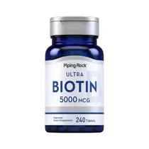 Vitamina Piping Rock Biotin 5000MCG 240 Cápsulas