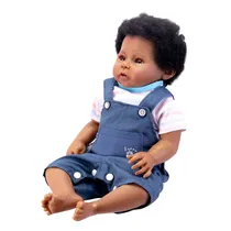 Boneco Baby Reborn V-028 - 48CM - Silicone - Camiseta Listrada