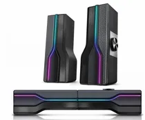 Satellite Speaker Gamer AS-92002 3W USB/3.5MM Negro