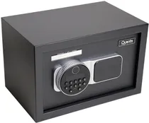 Cofre de Segurança Digital Quanta QTCFB85 com Biometria 8,5L Preto