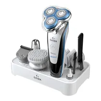 Barbeador Elétrico Gama GSH2527 - Recarregável - Branco e Preto