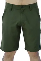 Short de Golfe Joog Poliéster Verde Militar - Masculino