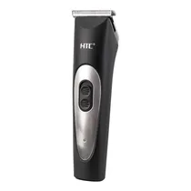 Maquina de Cortar Cabelo HTC At- 117 - 5W - Kit - Recarregável - Preto