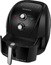 Fritadeira Elétrica Sem Óleo Mondial AFN-80-FB Mega Family 8L 1900W 220V/60HZ Preto