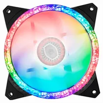 Cooler Fan de Gabinete Cooler Master Masterfan MF120 Prismatic RGB MFY-B2DN-20NPA-R1, 12 X 12, Argb 3-Pinos/PWM 4-Pinos, 120MM, Preto
