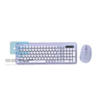 Teclado+Mouse FTX GK02 Wireless BT Lila