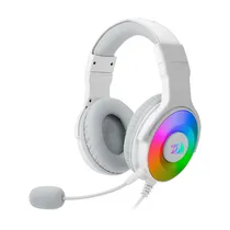 Headset Gamer Redragon Pandora H350W-RGB - com Fio - Branco
