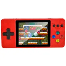 Console Portátil Game Boy Game Box K8 Plus + Controle 500 Jogos Tela 3.0 - Vermelho