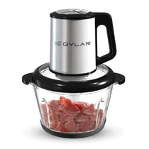 Multiprocessador Eletrico Qylar Tritu Max QY-2013 / 2 Litros / 500W / 110V ~ 50/ 60HZ - Inox
