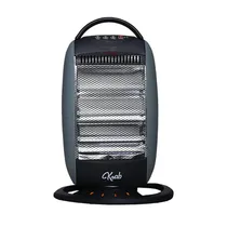 Aquecedor Eletrico Krab KBEO1200 Quartzo Oscilante / 1200W / 220V ~ 50/60HZ - Cinza