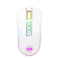 Mouse Gamer Redragon Cobra M711W RGB - com Fio - 10000DPI - 8 Botões - Branco