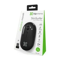 Klip Mouse Wireless KMW-415BK Slimsurfer Undefined 1600DPI/4 Bot Negro