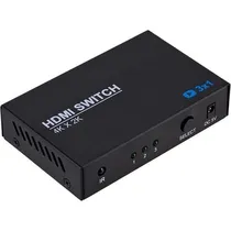 Spliter HDMI Sate A-HD03 3X1 c/Controle 3IN X 1OUT
