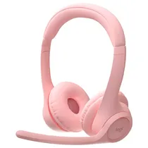 Fone Logitech c/Mic. Wireless Zone 300 BT Pink 981-001411