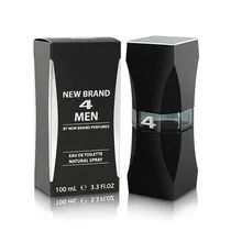 Perfume New Brand 4 Men Eau de Toilette Masculino 100ML