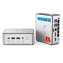 Mini PC Kamrui Hyper H2 Intel Core i5-14450HXH 512GB SSD 16GB Ram - Prata