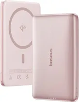 Carregador Portátil Powerbank Baseus Picogo QI2 10000MAH 27W - Magnética Nebula Pink