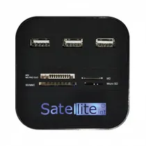Satellite Hub A-HUB07 USB 3 Puertos/Lector de Memoria