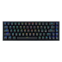 Teclado Gamer Redragon Castor Pro K631RGB Switch Red Layout 65% Sem Fio - Preto