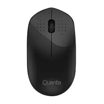 Mouse Wireless Quanta Click Silencioso QTMSS10 USB - Black