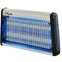 Mata Insetos Eletrico Krab KBMIE150 / 15W / 2 Lâmpadas Uv / 110V ~ 60HZ - Branco/ Preto