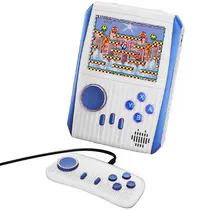 Console Portátil Game Box S1 de 3" com 500 Jogos - Branco/Azul + Controle (Inglês/Chinês)