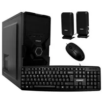 Gabinete Kit Satellite K731 Fonte 200W / Speaker / Mouse / Teclado Espanhol - Preto