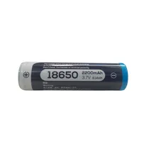 Pilha Smiling Shark 18650 3.7V 2200MAH 8.14WH p/Linterna
