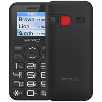 Celular Ipro F183S / Dual Sim / 4G / 1.8" / Camera / Radio - Preto