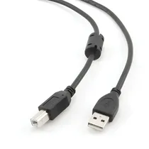 Cable USB 1.8MTS p/Imp c/Filtro Negro