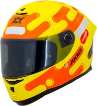 Capacete para Moto Axxis Hummer s Liquer C3 - Tamanho L (59-60) - Gloss Yellow