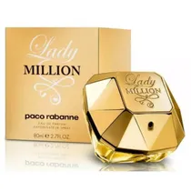 P.Paco Rabanne Lady Million Edp 80ML - Feminino