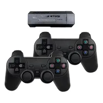 Console X2+ Game Stick 4K +10000 Jogos 2 Controles – Preto