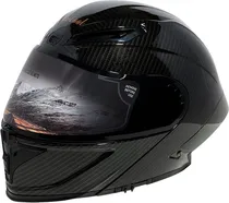 Capacete para Moto LV Cool Helmets P8 -Tamanho XL (61-62) Black Charm Carbon Graphic