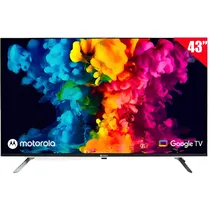 Motorola TV Smart 43" LED MOT43FLE11 FHD HDMI Googletv BT USB FHD