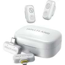 Microfone Sem Fio Hollyland Lark A1 Combo - USB-C/Lightning - Recarregável - Branco