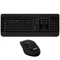 Teclado e Mouse Sem Fio Quanta QTKTM1600 – Preto (Portugues)