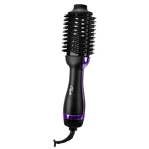 Escova Secadora Krab KBCS13 - 1300W - 3 Em 1 - Bivolt - Preto e Lilas
