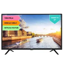 Smart TV LED Luo LU-510 / 32" / HDMI / USB / Wifi / Android 14.0 - Preto