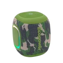 Speaker Ecopower EP-S111 BT/ USB/ SD/ Aux/ IPX5- Camuflagem Verde