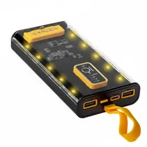Satellite Cargador Portatil A-PB410004 22.5W 10000MAH Negro/Amarillo/Transp