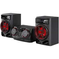 Mini System LG Xboom CK43N - USB/Aux - Bluetooth - 300W RMS - Preto