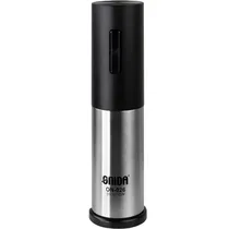 Kit Abridor de Vinho Eletrico Onida ON-026 / Recarregavel / 10W - Preto/Silver
